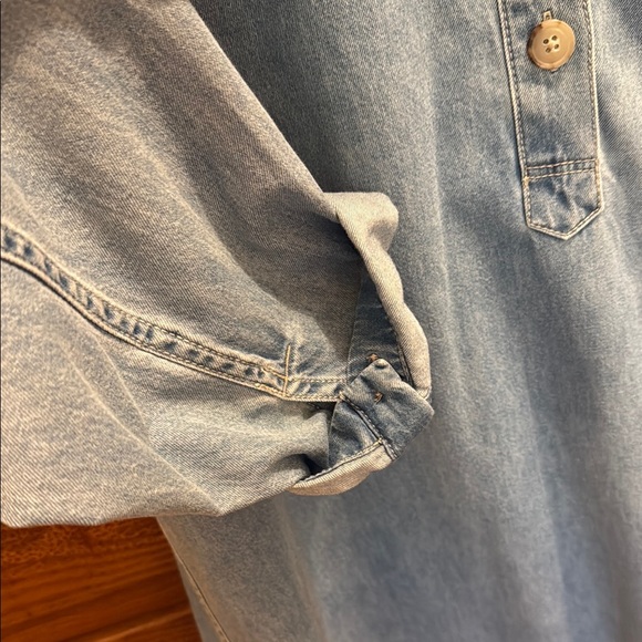 Denim Shirt Dress - Picture 4 of 5